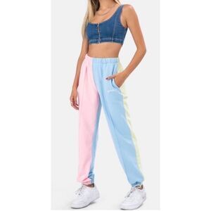 Adika‎ Pants Womens Size Extra Small Colorblock Sweatpants NEW